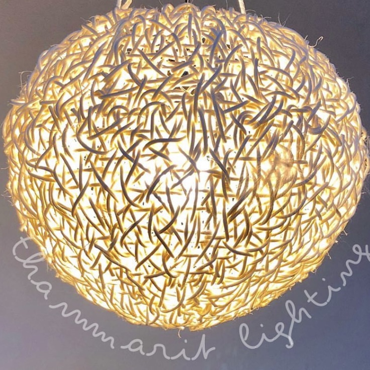 Cotton Rattan Lamp